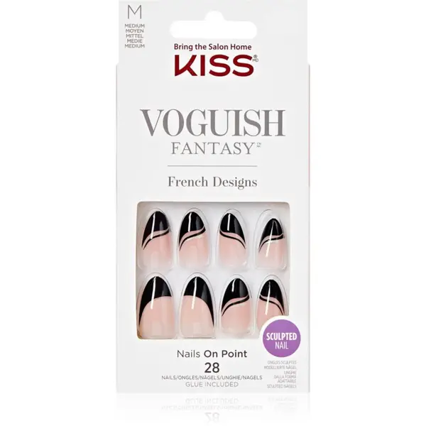 KISS KISS Voguish Fantasy Magnifique Umjetni nokti medium Magnifique 28 kom