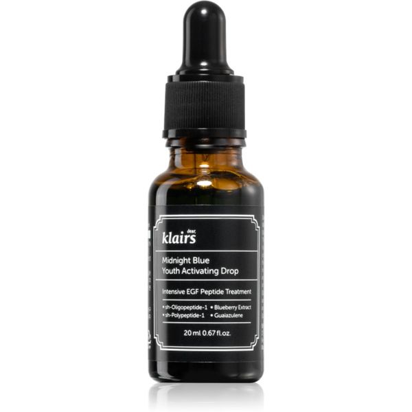 Klairs Klairs Midnight Blue Youth Activating Drop aktivacijski serum za pomlađivanje lica 20 ml