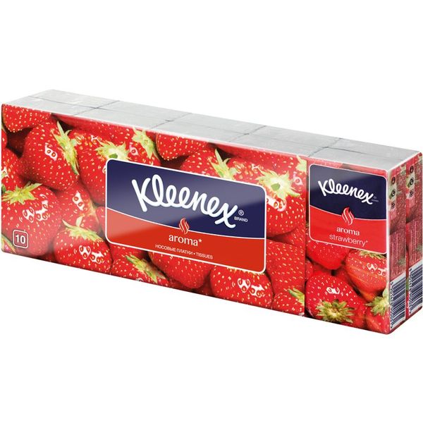 Kleenex Kleenex Aroma papirnate maramice Strawberry 10x10 kom