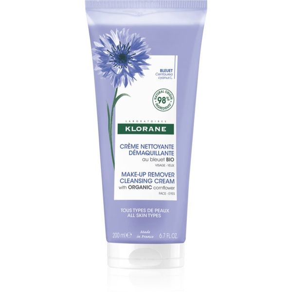 Klorane Klorane Cornflower Make-up remover mlijeko za čišćenje i skidanje make-upa 200 ml