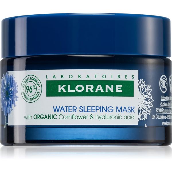 Klorane Klorane Cornflower Organic maska za noć s hijaluronskom kiselinom 50 ml