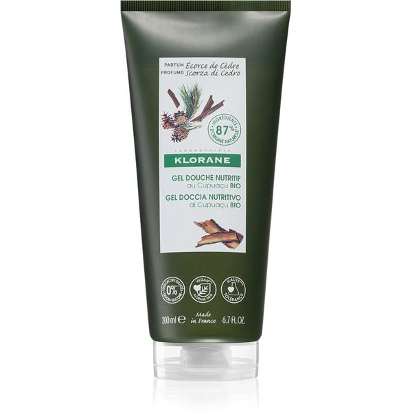 Klorane Klorane Cupuaçu Bio Écorce de Cèdre hranjivi gel za tuširanje 200 ml