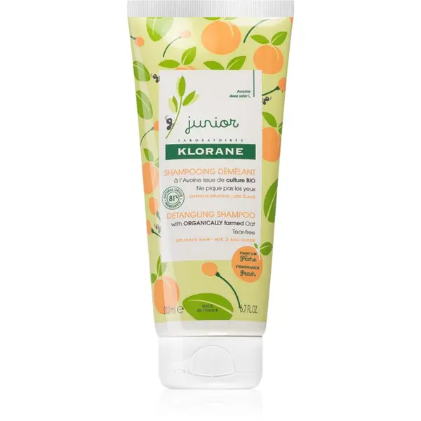 Klorane Klorane Junior dječji šampon za nježnu kosu 200 ml