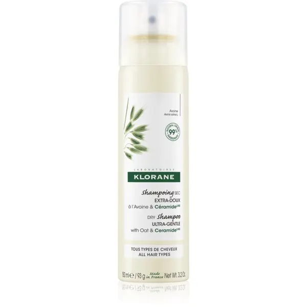 Klorane Klorane Oat nježan suhi šampon s ceramidima 150 ml