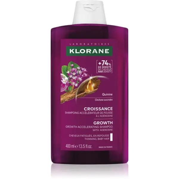 Klorane Klorane Quinine Growth Accelerating Shampoo šampon za rast kose i jačanje korijena 400 ml