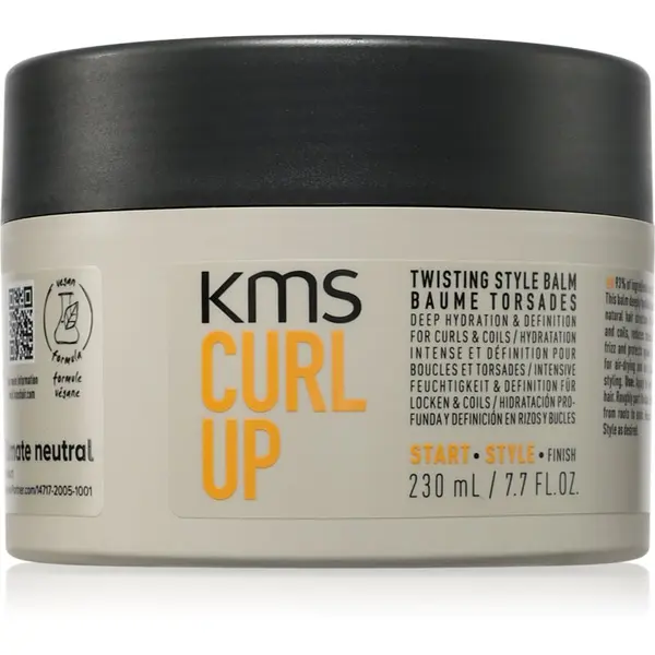 KMS KMS Curl Up Twisting Style Balm krema za stiliziranje za valovitu i kovrčavu kosu 230 ml