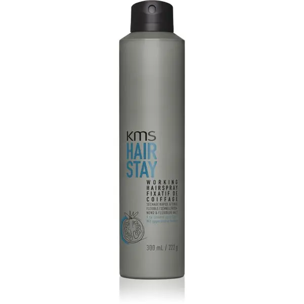 KMS KMS Hair Stay Working Hairspray lak za kosu za kosu isrpljenu toplinskim oblikovanjem 300 ml