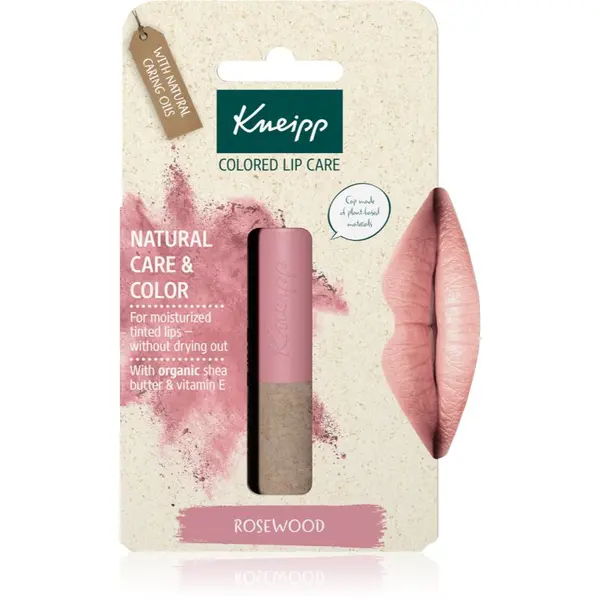 Kneipp Kneipp Natural Care & Color balzam za toniranje za usne nijansa Rosewood 3.5 g