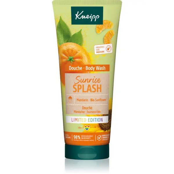 Kneipp Kneipp Sunrise Splash gel za tuširanje Mandarin & Bio Sunflower 200 ml