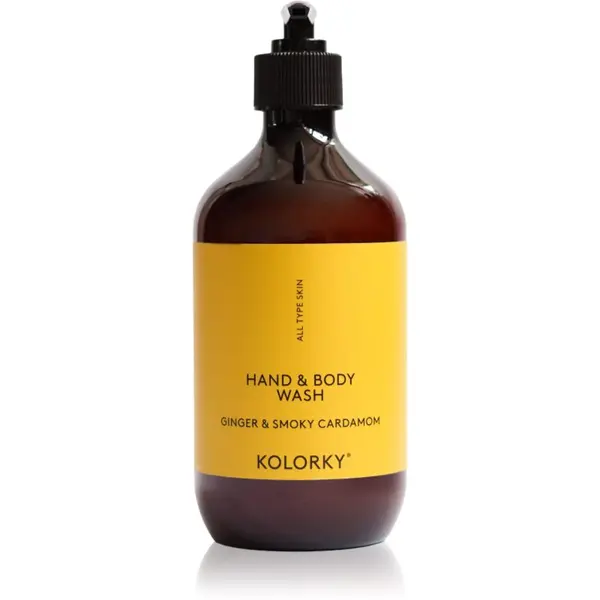 Kolorky Kolorky Hand & Body Wash gel za pranje za ruke i tijelo Ginger & Smoky Cardamom 490 ml