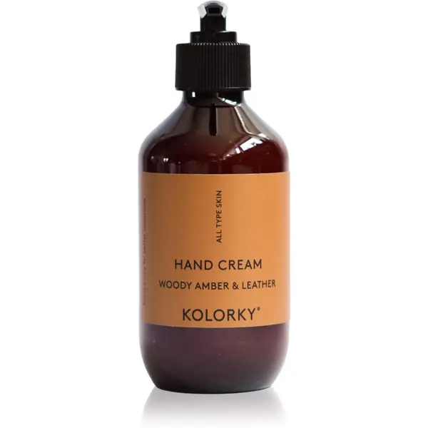 Kolorky Kolorky Hand Cream krema za ruke Woody Amber & Leather 270 ml