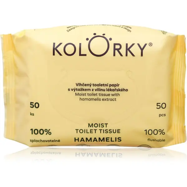 Kolorky Kolorky Moist Toilet Tissue Hamamelis vlažni toaletni papir 50 kom