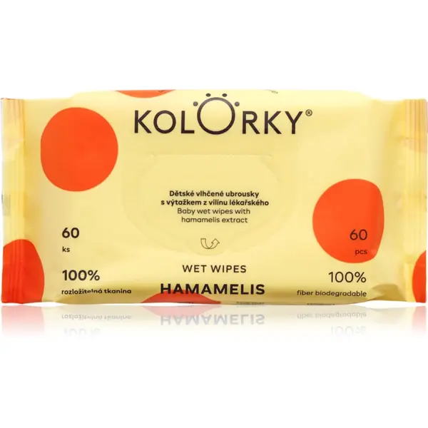 Kolorky Kolorky Wet Wipes Hamamelis dječje nježne vlažne maramice 60 kom