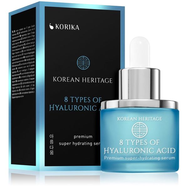 KORIKA KORIKA Korean Heritage 8 Types of Hyaluronic Acid Premium Super Hydrating Serum hidratantni serum za lice s osam vrsta hijaluronske kiseline Hydrating