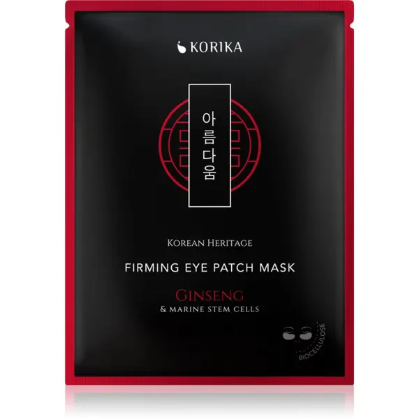KORIKA KORIKA Korean Heritage Ginseng & Marine Stem Cells Firming Eye Patch Mask učvršćujuća maska za okoloočno područje 2 kom