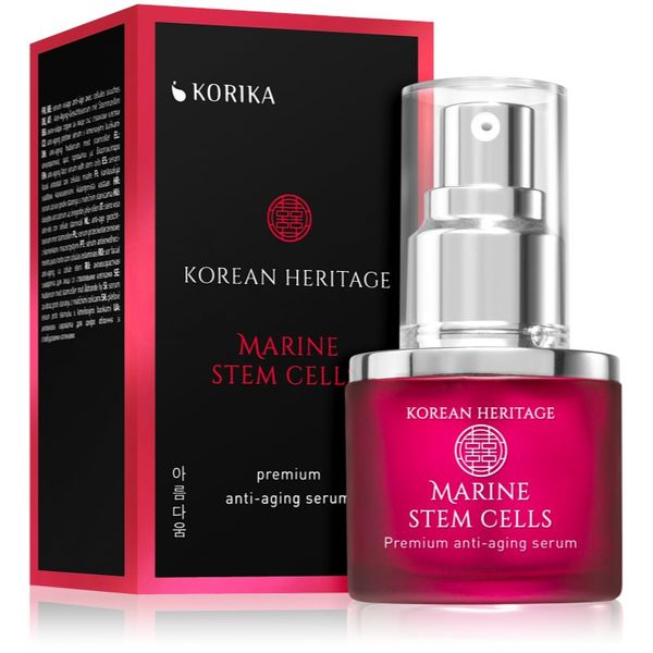 KORIKA KORIKA Korean Heritage Marine Stem Cells Premium Anti-aging Serum serum za lice protiv starenja s matičnim stanicama Anti-Ageing Face Serum 30 ml