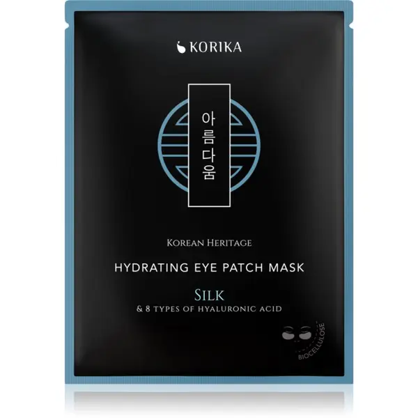 KORIKA KORIKA Korean Heritage Silk & 8 Types of Hyaluronic Acid Hydrating Eye Patch Mask hidratantna maska za okoloočno područje 2 kom