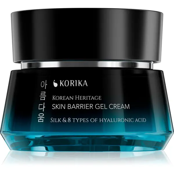 KORIKA KORIKA Korean Heritage Silk & 8 Types of Hyaluronic Acid Skin Barrier Gel Cream hidratantna i umirujuća gel krema 50 ml