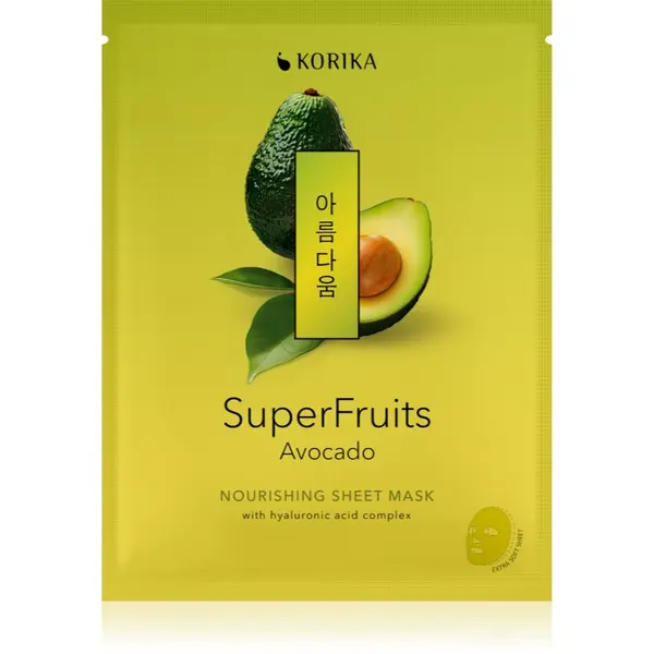 KORIKA KORIKA SuperFruits Avocado - Nourishing Sheet Mask hranjiva sheet maska 25 g