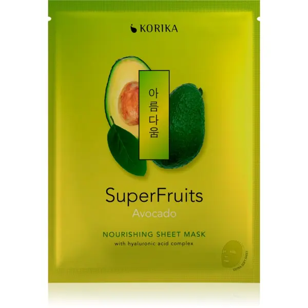 KORIKA KORIKA SuperFruits Avocado - Nourishing Sheet Mask hranjiva sheet maska Avocado 25 g