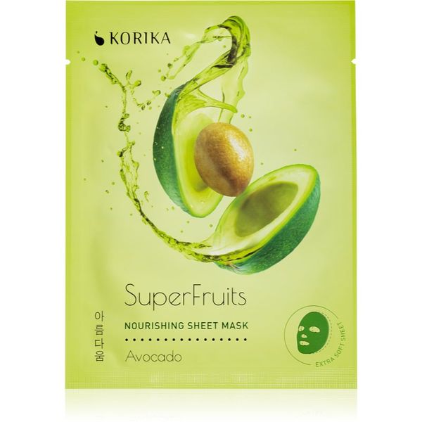 KORIKA KORIKA SuperFruits Avocado - Nourishing Sheet Mask hranjiva sheet maska Avocado 25 g