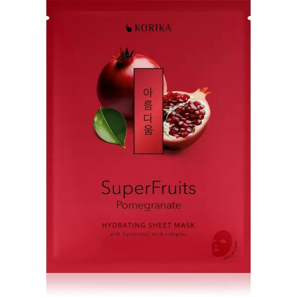 KORIKA KORIKA SuperFruits Pomegranate - Hydrating Sheet Mask hidratantna sheet maska 25 g