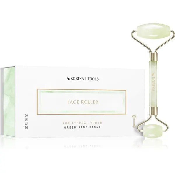 KORIKA KORIKA Tools Face Roller Green Jade Stone valjak za masažu za lice Jade Roller Green