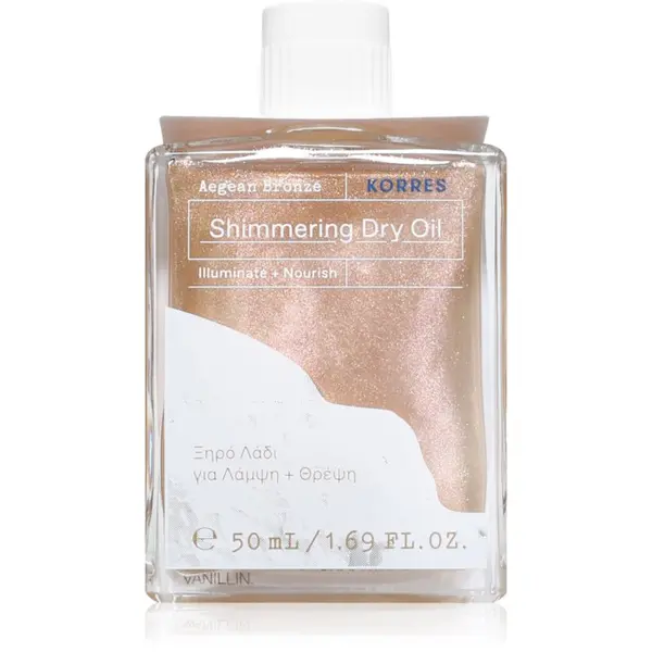 Korres Korres Aegean Bronze multifunkcionalno suho ulje sa šljokicama za lice, tijelo i kosu 50 ml