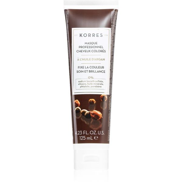 Korres Korres Argan Oil hranjiva maska za obojenu kosu 125 ml