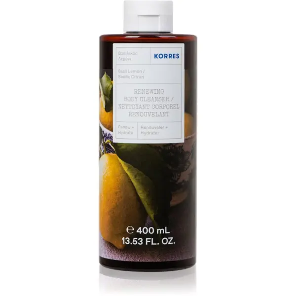 Korres Korres Basil Lemon osvježavajući gel za tuširanje 400 ml