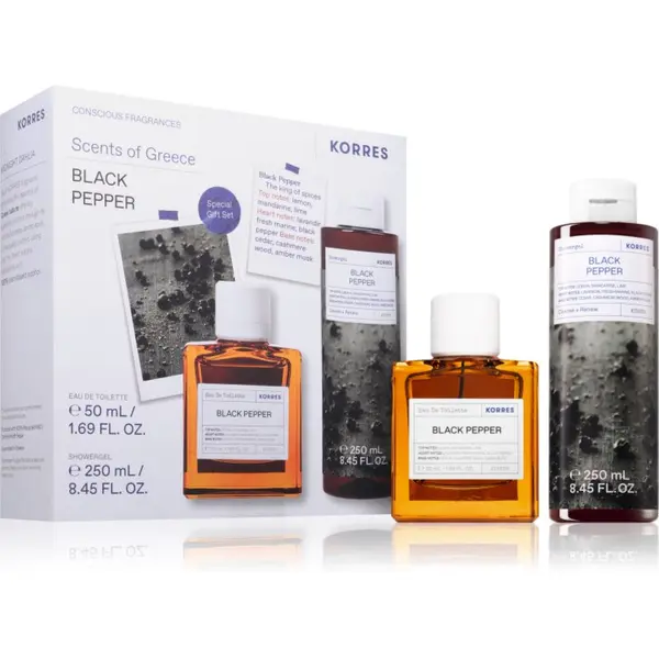 Korres Korres Black Pepper poklon set za muškarce