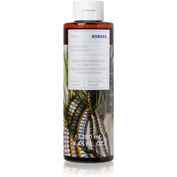 Korres Korres Forest Cedar osvježavajući gel za tuširanje 250 ml