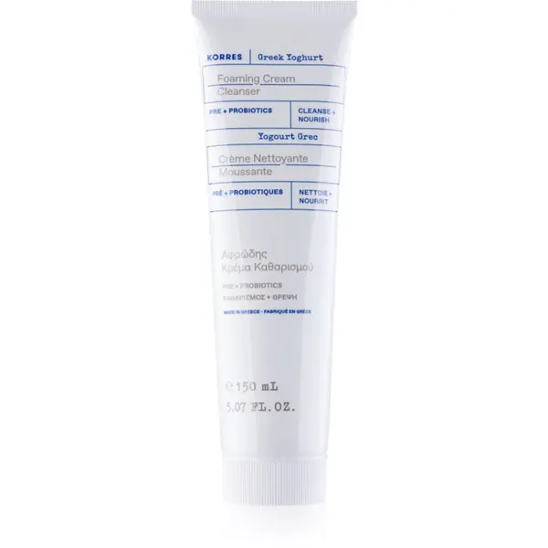 Korres Korres Greek Yoghurt Probiotic Foaming Cream Cleanser kremasta pjena za čišćenje s probioticima 150 ml