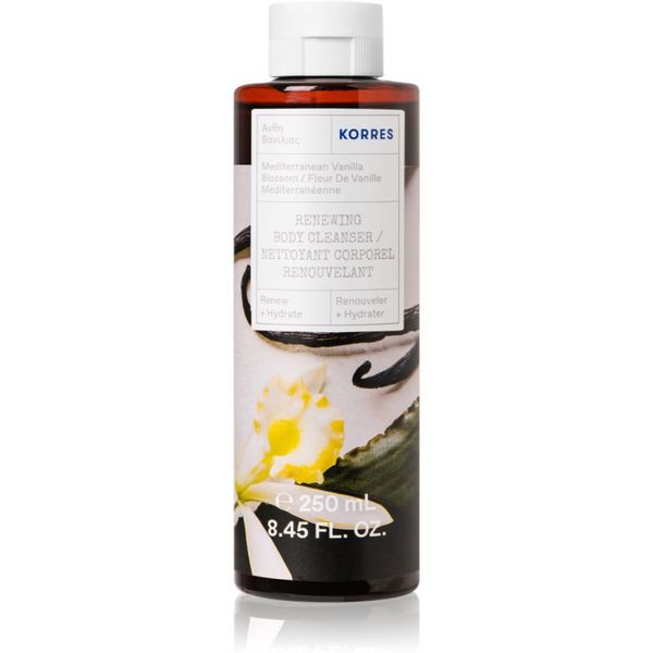 Korres Korres Mediterranean Vanilla Blossom energetski gel za tuširanje 250 ml