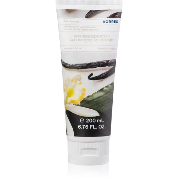 Korres Korres Mediterranean Vanilla Blossom hidratantno mlijeko za tijelo s bademovim uljem 200 ml