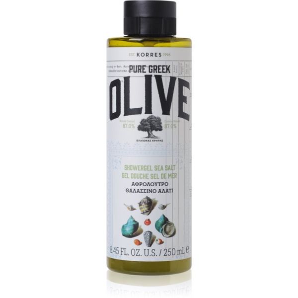 Korres Korres Pure Greek Olive & Sea Salt osvježavajući gel za tuširanje 250 ml