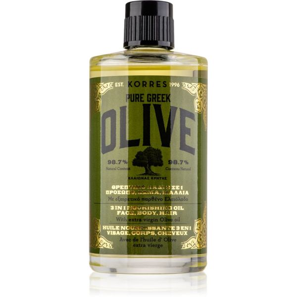 Korres Korres Pure Greek Olive hranjivo ulje za lice, tijelo i kosu 100 ml
