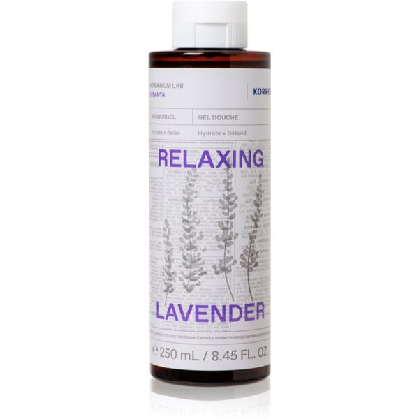 Korres Korres Relaxing Lavender relaksirajući gel za tuširanje 250 ml