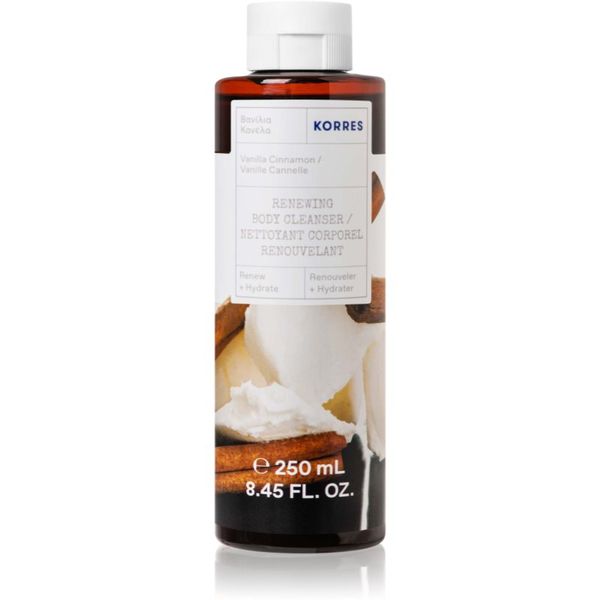 Korres Korres Vanilla & Cinnamon nježni gel za tuširanje 250 ml