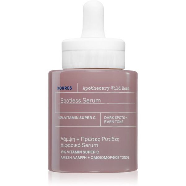 Korres Korres Wild Rose posvjetljujući serum s vitaminom C 30 ml