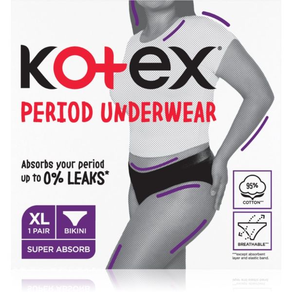 Kotex Kotex Period Underwear Size XL menstrualne gaćice veličina XL 1 kom