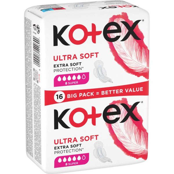 Kotex Kotex Ultra Soft Super ulošci 16 kom