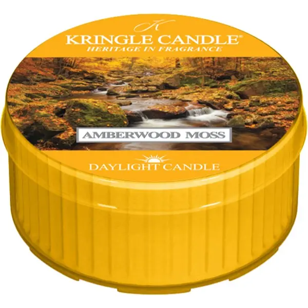 Kringle Candle Kringle Candle Amberwood Moss čajna svijeća 42 g