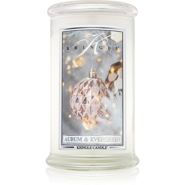 Kringle Candle Kringle Candle Aurum & Evergreen mirisna svijeća 624 g