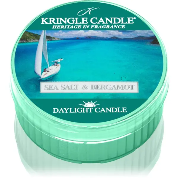 Kringle Candle Kringle Candle Candle Sea Salt & Bergamot čajna svijeća 42 g