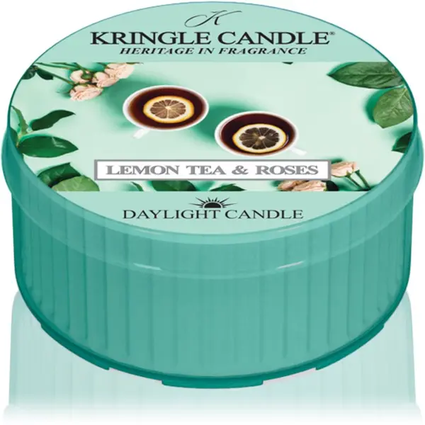 Kringle Candle Kringle Candle Lemon Tea & Roses mirisna svijeća 42 g