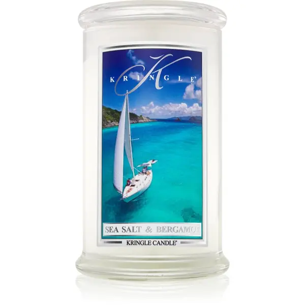 Kringle Candle Kringle Candle Sea Salt & Bergamot mirisna svijeća 623 g