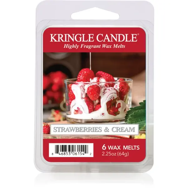 Kringle Candle Kringle Candle Strawberries & Cream vosak za aroma lampu 64 g