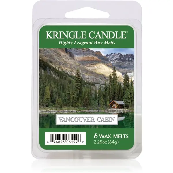 Kringle Candle Kringle Candle Vancouver Cabin 6 Wax Melts mirisna svijeća 64 g