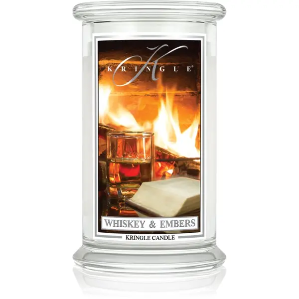 Kringle Candle Kringle Candle Whiskey & Embers mirisna svijeća 623 g